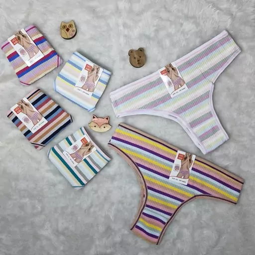 شورن نخی کبریتی مدل رنگین کمان